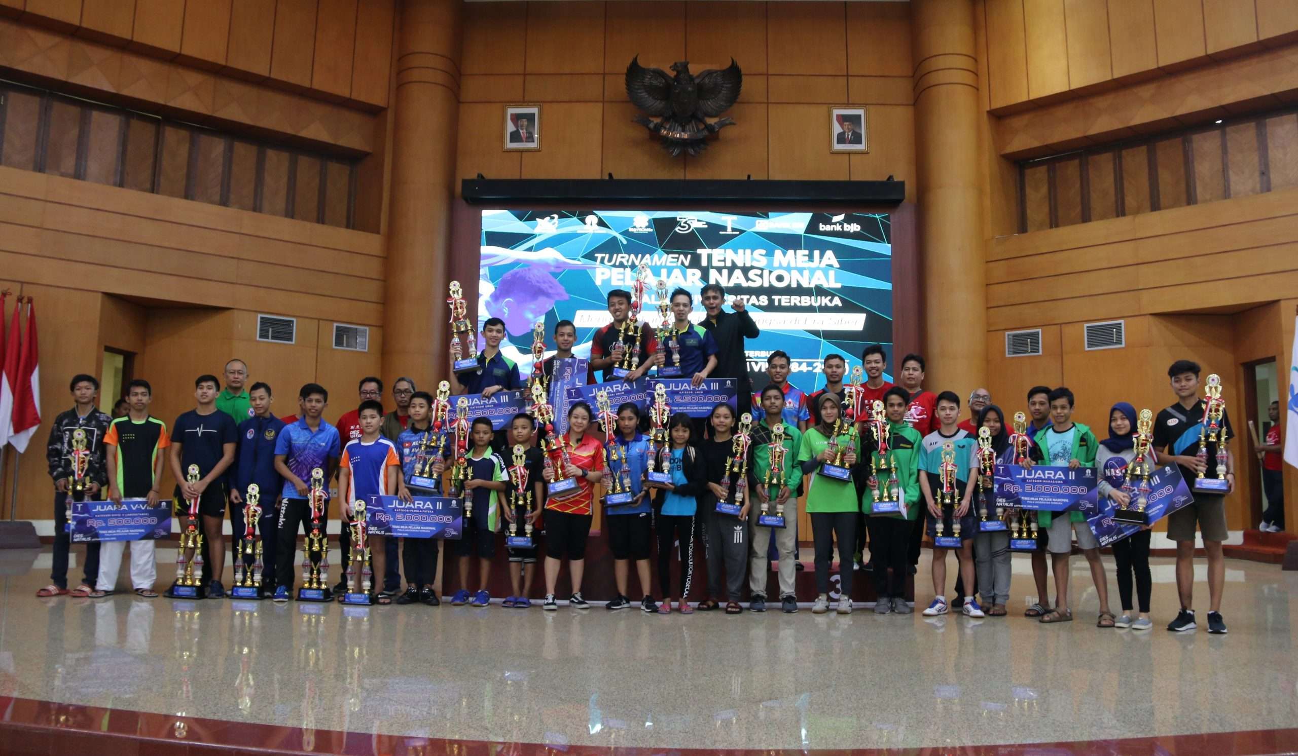 Juara_Turnamen_Tenis_Meja_Pelajar_Nasional_Universitas_Terbuka_2019
