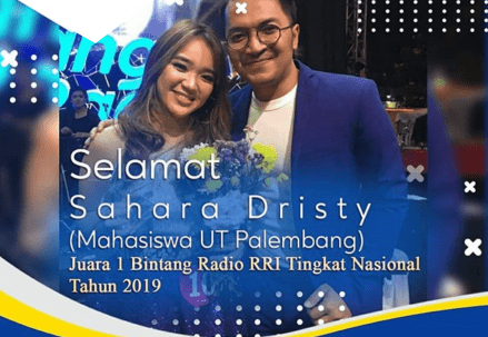 Mahasiswa_UT_Palembang_Sahara_Dristy_Juara_1_Bintang_RRI_Nasional_2019_Ristekdikti