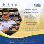 Selamat Rahmat Hidayat mahasiswa UT FHISIP mendapat predikat Gold dalam TKMPN XXIV 2020