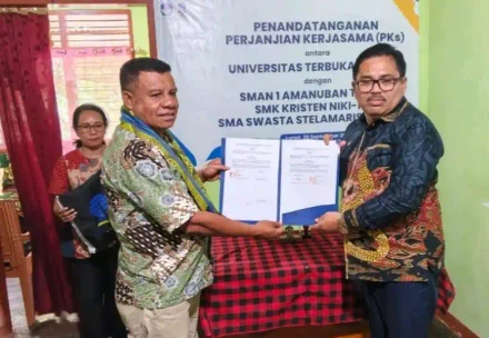 Perkuat Pendidikan di Kabupaten Timor Tengah Selatan, UT Kupang Gandeng 3 Sekolah di Niki-Niki